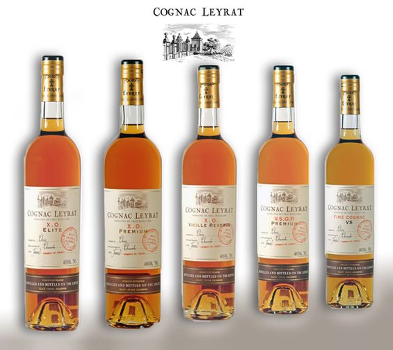 Cognacs Leyrat gamme